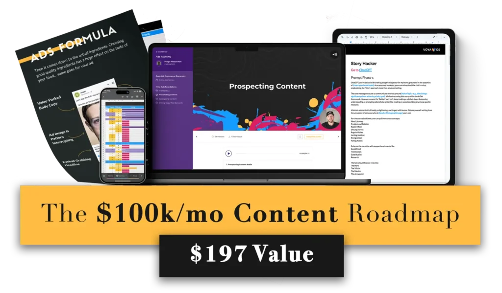 $100k/mo ad account roadmap bundle